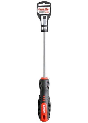 Отвертка carlife шлицевая sl6x150mm, cr-v 6150