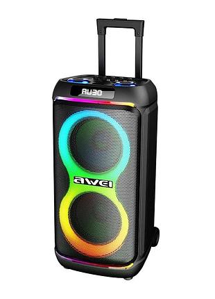 Bluetooth колонка-караоке awei kt-33 (100w)- чорний