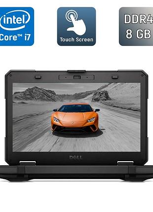 Захищений ноутбук dell latitude 14 rugged 5414 / 14" (1920x1080) ips touch / intel core i7-6600u (2 (4) ядра по 2.6 - 3.4 ghz) / 8