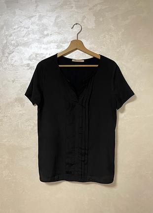 Блуза чорного кольору з коротким рукавом pennyblack
