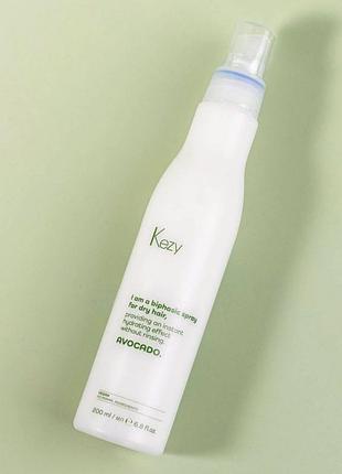 Двофазний спрей для сухого волосся kezy avocado biphasic spray