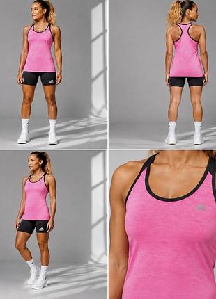 Майка adidas climalite оригінал | жіноча | розмір s | рожева