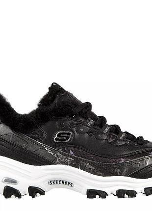 Skechers women's d'lites 1 classic - женские кроссовки с мехом