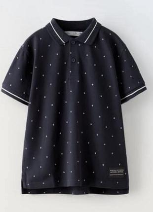 Класнюча футболка/поло/теніска zara на хлопчика 10-12 років.