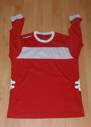 Спортивная красно-белая кофта/лонгслив kappa dry red longsleeve training under era original xl-xxl(2xl) реглан nike dri-fit