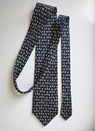Синий галстук галстук с принтом воздушный змей tie rack