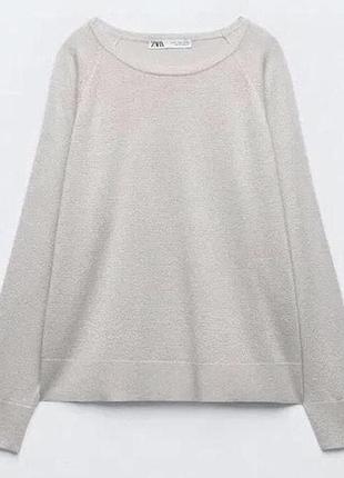 Легкий трикотажний джемпер zara