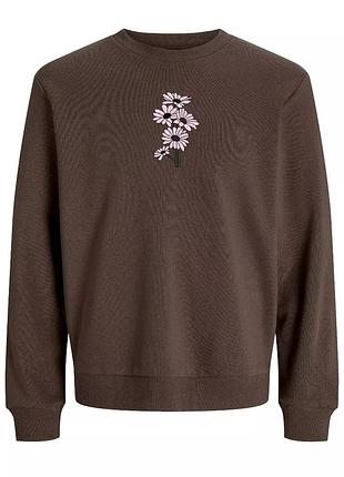 Jack &amp; jones men's printed crew sweatshirt — мужской свитшот