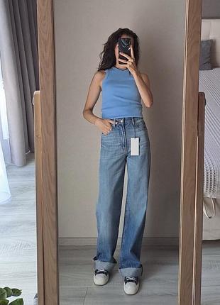 Джинси zara wide leg