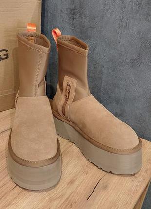 Сапоги женские ugg/угги/угги натуральная замша и овчина!