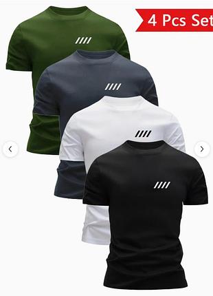 4-pack комплект базовых мужских футболок 46