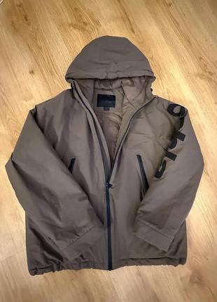 Куртка на хлопця 164 зріст zara оливкова/коричнева