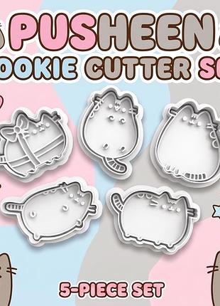 Набір форм для печива вирубки для пряників пушин кіт car pusheen cookie cutters set
