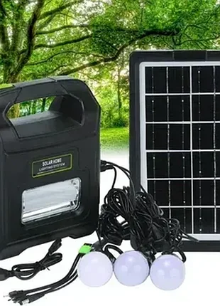 Аккумуляторная солнечная станция solar power light system dt-9026