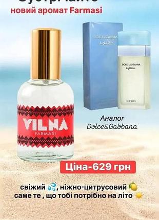 Жіноча парфумована вода "вільна" з farmasi, 50 мл