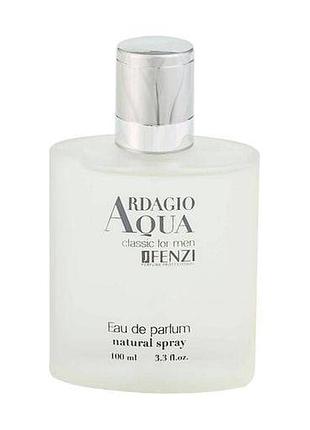 Jfenzi ardagio aqua парфумована вода чоловіча, 100 мл