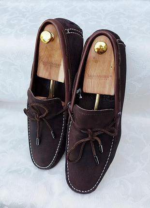 Лоферы, мокасины мужские ugg р. 45,5 из нубука.