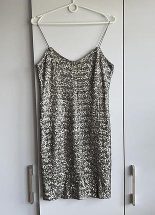 Сукня asos в лелітках пайетках