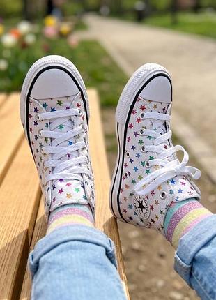 Високі кеди хайтопи зірочки converse