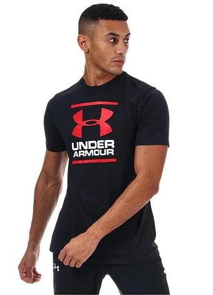 Футболка чоловіча чорна under armour global foundation