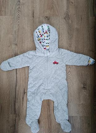 Комбинезон детской фирмы laura ashley в сером цвете на 3-6 месяцев