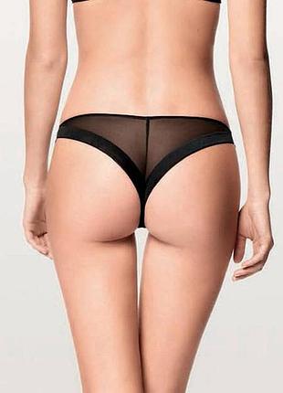 Трусики lormar extra brasiliana m, черный