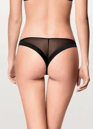 Трусики lormar extra brasiliana s, черный