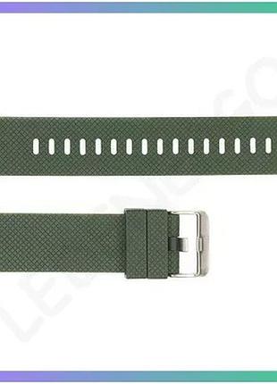 Ремень для часов skmei army green 22 мм каучук с пряжкой для мужчин и женщин унисекс sku_aber_1051-0585
