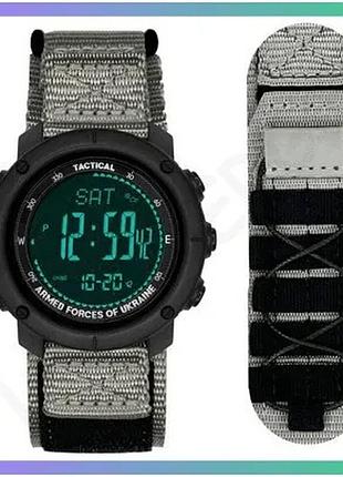 Спортивные часы awarder 036 nylon pro black-grey электронные с будильником и таймером для мужчин sku_aber_1202-0103