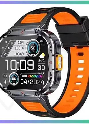 Спортивные часы modfit carbon blade orange электронные с будильником пульсометром и шагомером для мужч sku_aber_1077-0325