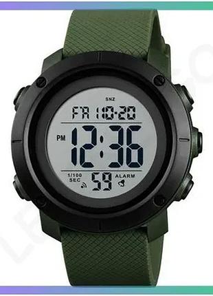 Часы skmei 1426agwt army green-white электронные мужские водонепроницаемые тактические спортивные sku_aber_1080-0468