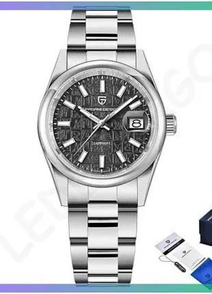 Ч men's watch pagani design pd-1794m silver-black with sapphire glass waterproof 50m стильные часы для sku_aber_1138-0242
