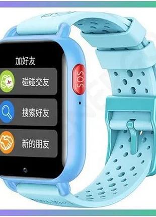 Розумні годинники modfit zoomi blue для дітей з будильником крокоміром водонепроникні з повідомленнями sku_aber_1077-0256