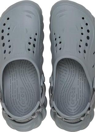 Crocs сабо echo clog grey 4