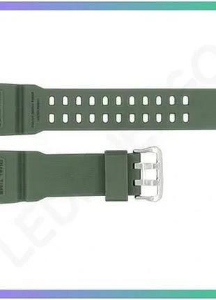 Ремешок для часов skmei army green 26 см из каучука с серебристой пряжкой для унисекса sku_aber_1051-0500