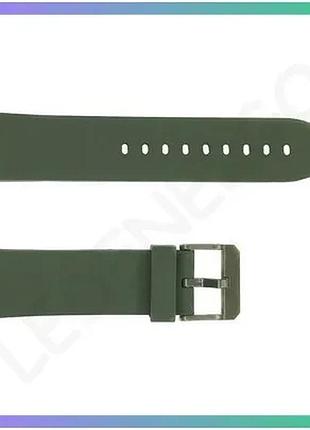 Ремень для часов skmei 1469agwt army green-white силиконовый зеленый унисекс длина 26,5 см ширина 24 м sku_aber_1051-0590