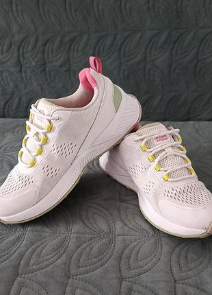 Жіночі кросівки сіткою urban roam ultra knit trail білі розмір 39  устілка 25