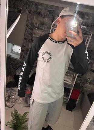Лонг chrome hearts/лонгслів chrome hearts/лонг універсальний