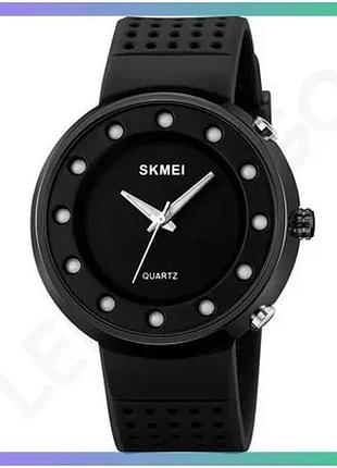 Спортивные мужские часы skmei 2132bk черные кварцевые с водонепроницаемостью 30 метров и каучуковым ре sku_aber_1080-2873