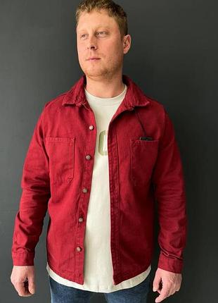 Стильна джинсова чоловіча сорочка john lucca s-xxl сорочка чоловіча xl