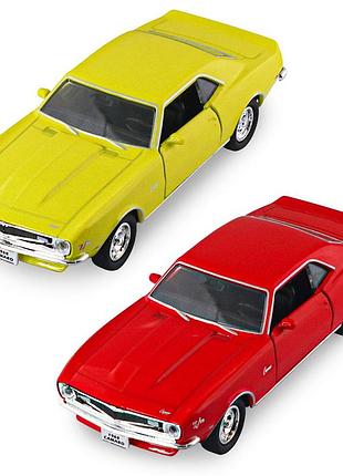 Автомодель - chevrolet camaro z28 1968 (червоний, жовтий)