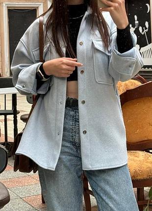 Рубашка zara тепла жіноча m