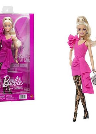Лялька barbie “deluxe style” колекції “pink & black” – асиметрична мінісукня
