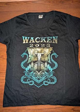 Футболка wacken open air 2023 / w:o:a — xxl (2xl)
