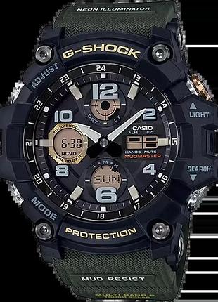 Годинник чоловічий casio g-shock gwg-100-1a3 ударостійкі водозахист 200 м з підсвіткою чорний циферблат