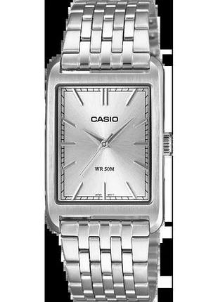 Мужские часы casio timeless collection mtp-b215d-7a стальной корпус серебристый циферблат