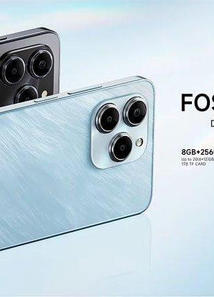 Смартфон fossibot s2 8/256gb nfc black\blue global version, новый, гарантия год