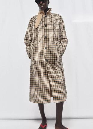 Двосторонній тренч жіночий zara new с