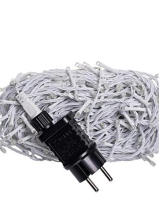 Гірлянда нитка вулична 30 м 300 led білий провід білий cf300l30mww