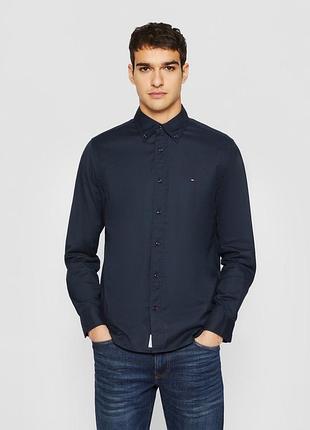 Tommy hilfiger чоловіча котонова сорочка оверсайз